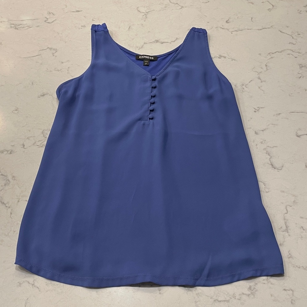 Purple Blouse with Buttons